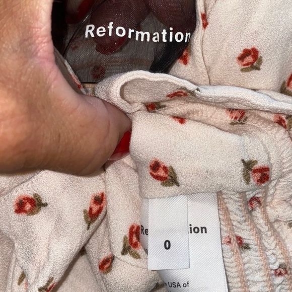 Reformation “Adela” top in cherries 0 - Picture 4 of 5